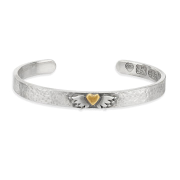 Classic Winged Heart Cuff – Sophie Harley London