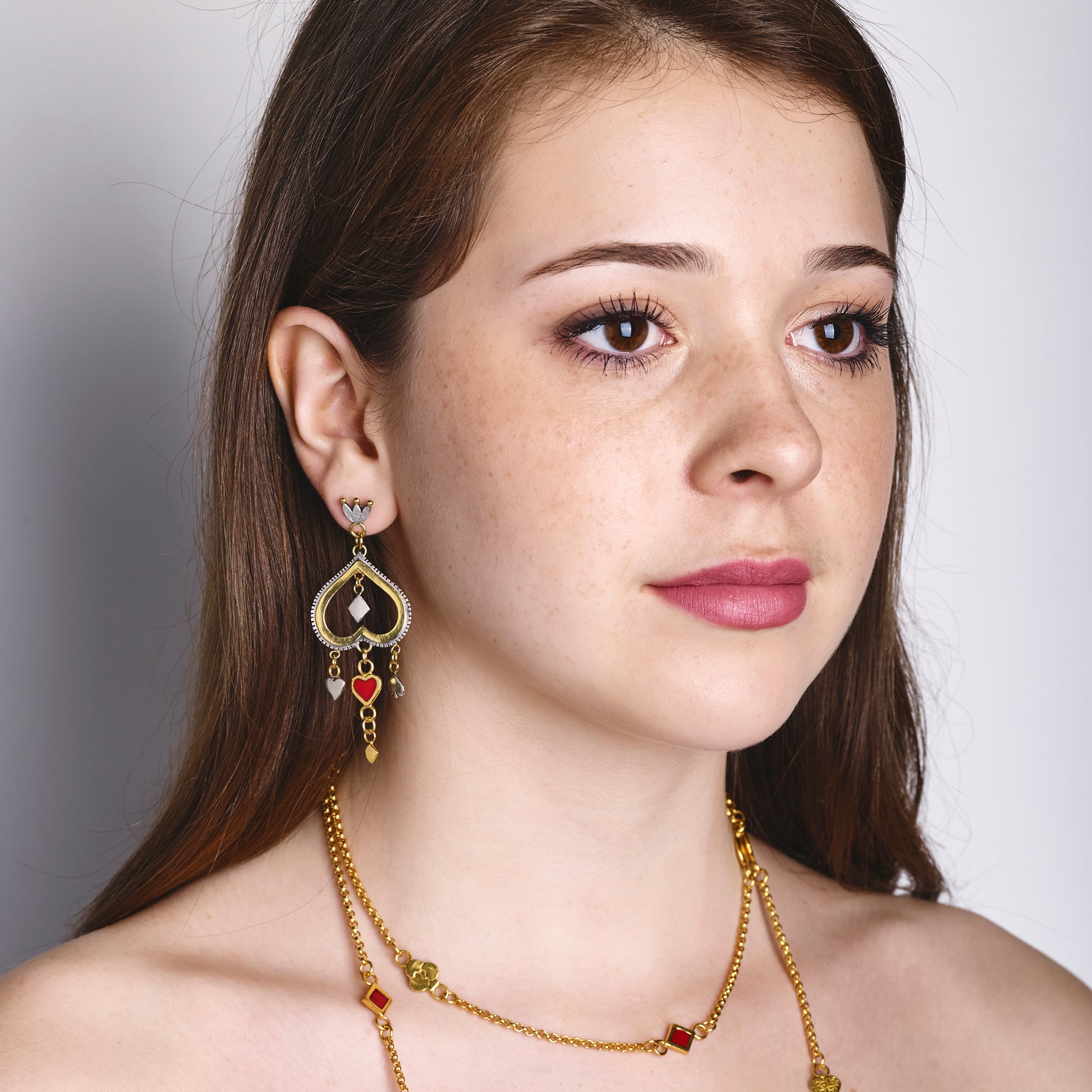 Queen Of Hearts Earrings – Sophie Harley London - Main Image